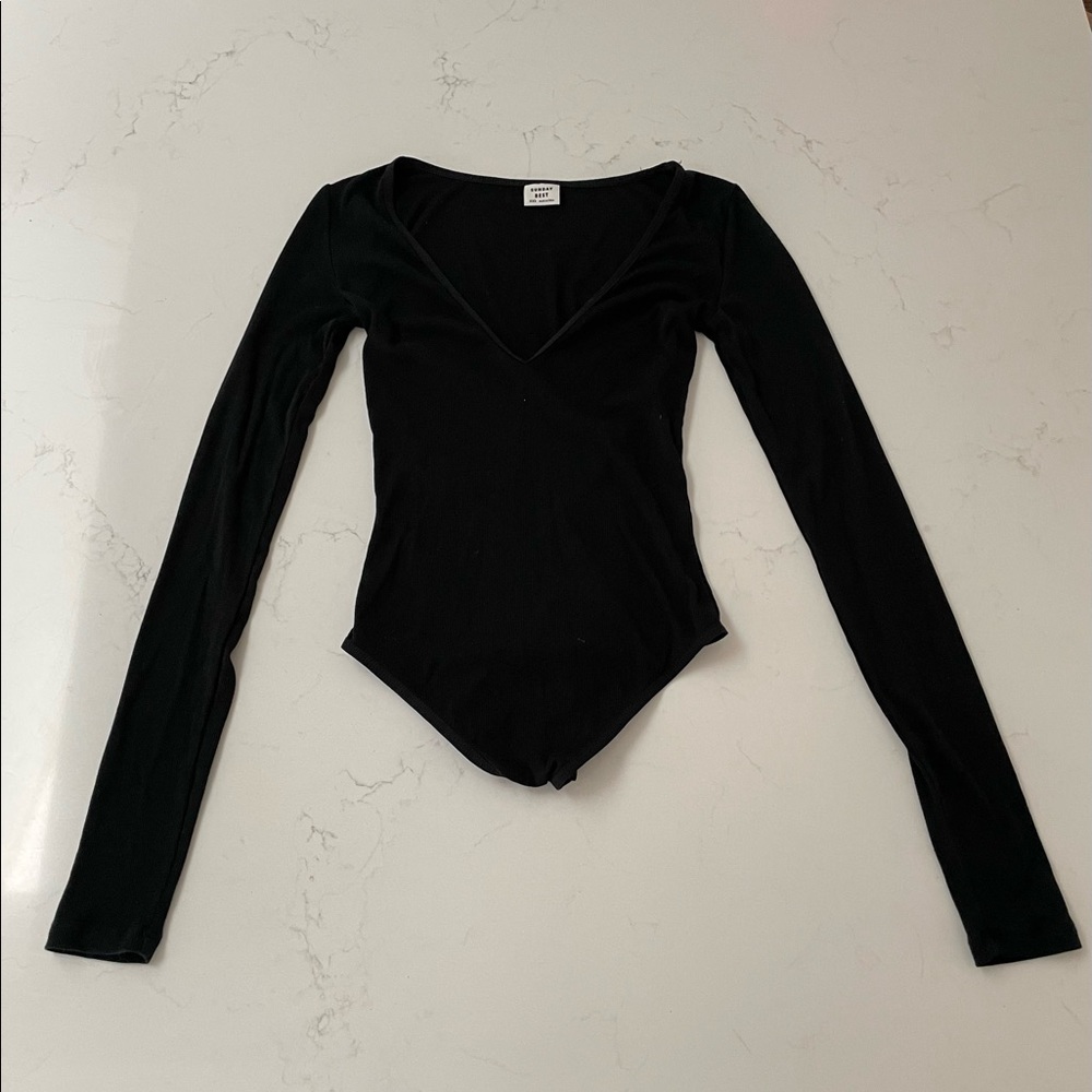 Aritzia - Black Bodysuit